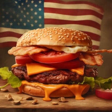 (SP25) American Burger.