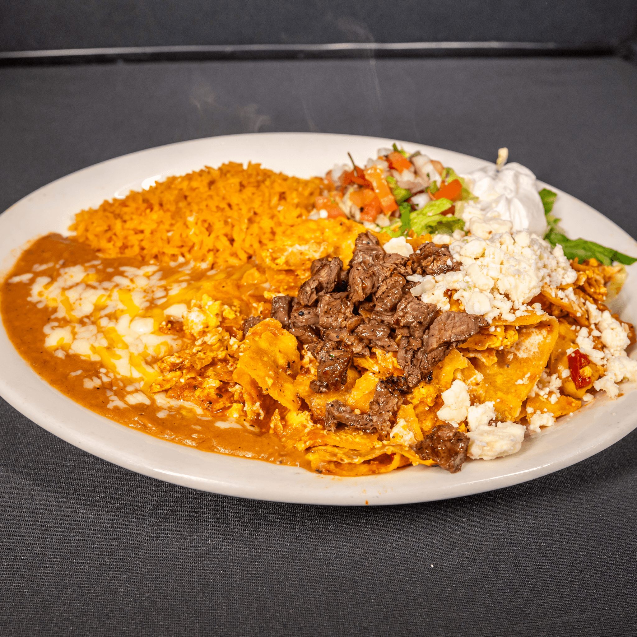 (SP22) Chilaquiles Rojos.