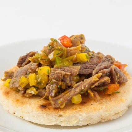 (10) Corn Tostada.
