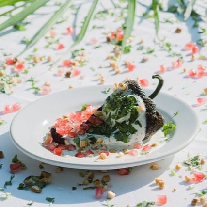 (3) Chile Relleno (Chee-Lays-Ray-Yah-No).